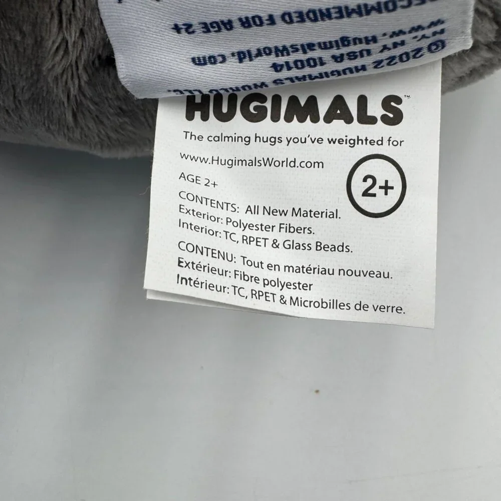 Hugimals Quinn The Koala Weighted Stuffed Animal 4.5 Lb Gray Plush Therapy
